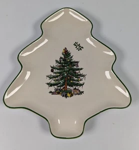 Spode England Christmas Tree Shaped Candy Nut Dish S3324-A7 1938 China - Picture 1 of 4