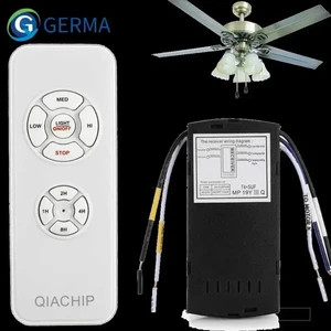 Kit Telecomando Universale per Lampada Ventilatore Da Soffitto AC 110-240V Inter - Foto 1 di 12