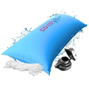 CoverMio XXL Poolkissen Eckig Luftkissen Winter Poolpolster für winterfeste - Bild 1 von 24