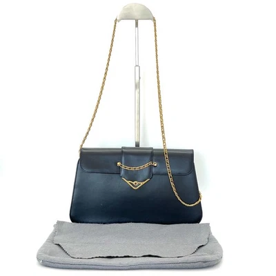 Borsa a tracolla Cartier Zaffiro borsa a catena in pelle autentica - Immagine 1 di 4