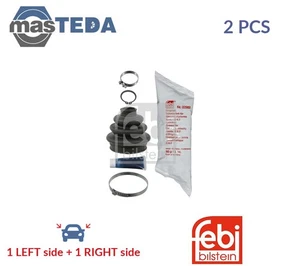 08061 CV JOINT BOOT KIT PAIR FEBI BILSTEIN 2PCS FOR BMW 3,5,7,X5,Z1,E34,E30,E36 - Picture 1 of 5