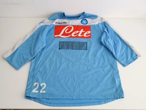 Top allenamento Napoli 2011/12 Macron edizione giocatore uomo XXL azzurro #22 - Foto 1 di 8