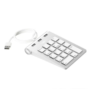 Wired USB Keyboard Ideal for Accounting with Enhanced Connectivity Options - Picture 1 of 17