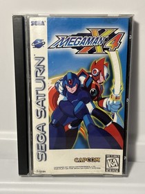 Mega Man X4 - (Sega Saturn) Game Complete CIB w/ Manual & Registration