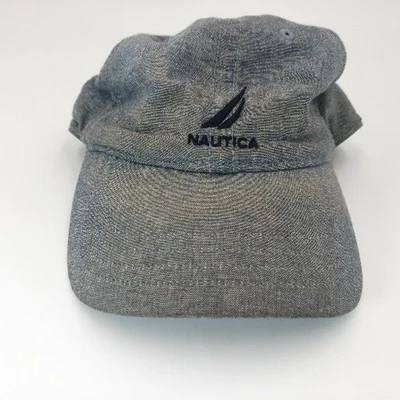 Gorra de béisbol Nautica para hombre azul/gris sombrero ajustable bordado logotipo velero Foto 1 de 4
