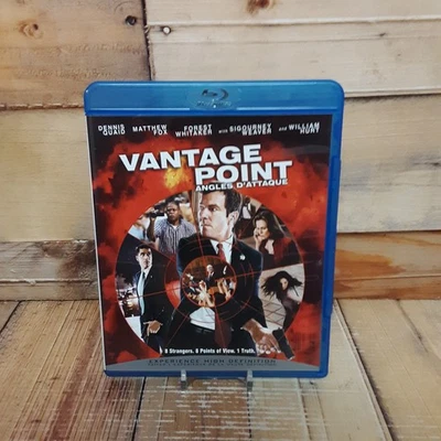 Vantage Point Blu-ray Used Action Thriller Dennis Quaid Forest Whitaker - Image 1 of 4