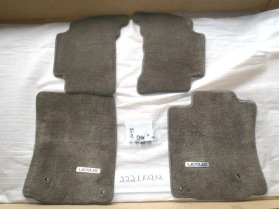 Nuevas alfombrillas traseras delanteras originales Lexus Premium 2010-2013 GX460 4 piezas marrón bonito Foto 1 de 2