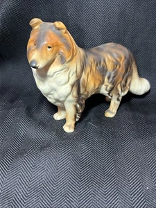 VTG Midcentury Standing Collie Dog Figurine  3" T x 4" L Adorable Pup S - Picture 1 of 10