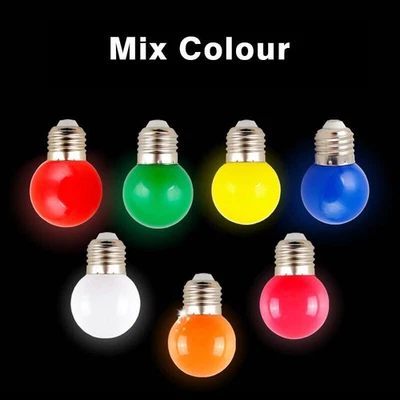 Blue Green Bulb Yellow Ball Golf LED Red Colour Mini Light White E27 Golfball - Image 1 of 4