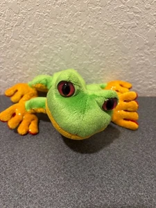 Ganz Webkinz Lil'Kinz Tree Frog 7" Plush Stuffed Animal Toy HS109 No Code - Picture 1 of 2