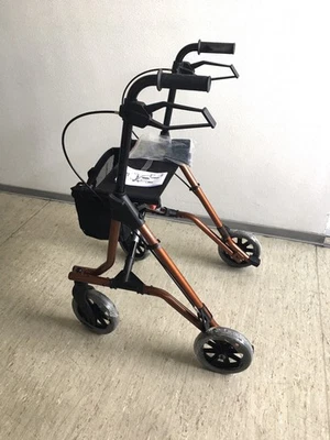 DIETZ TAiMA M Leichtgewicht-Rollator - Braun Metallic Neu mit Einleitung - Bild 1 von 4
