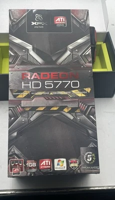 XFX Play Hard ATI Radeon HD 5770 1GB GDDR5 Graphics Card - Image 1 of 4