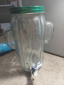 Glaskaktus Getränkespender Glas Getränkespender - Bild 1 von 7