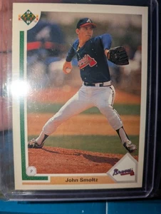 1991 Upper Deck #264 John Smoltz - FREE SHIPPING🔥⚾ - Picture 1 of 3