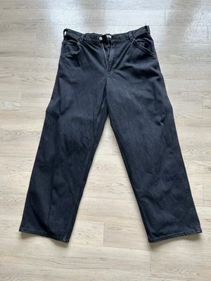 Uniqlo U Lemaire Wide Fit Dark Gray Jeans 33 inches Waist - Image 1 of 4