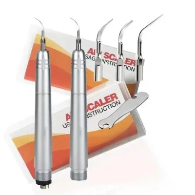 Escalador de período de aire ultrasónico dental pieza de mano higienista 2/4 orificios + 3 puntas ultrasonido Foto 1 de 4