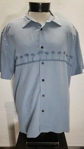 QUIKSILVER Waterman Herren XL X-Large besticktes Hemd mit Knopfleiste - Bild 1 von 2
