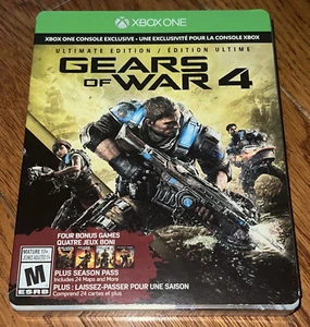 Gears of War 4 Ultimate Steelbook Season Pass + 4 Bonus Games for Xbox One NEW - Picture 1 of 6