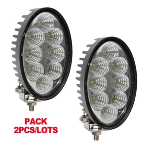Oval 12V 24V Led 40W Floodlight w/Swivel Mount Bracket For New Holland Tractor - Picture 1 of 17