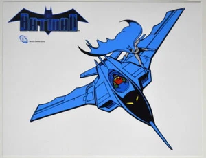 DC PRINT - BATMAN & ROBIN w BATPLANE - Picture 1 of 1