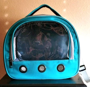 Foldable Small PET Carrier Guinea Pig/Rabbit Teall Breathable Zippered WINDOW - Picture 1 of 12