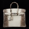 himalayan white crocodile birkin bag