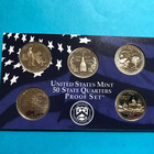 2000 S State Quarters Set Proof 5 Coins Free Ship *See Pics