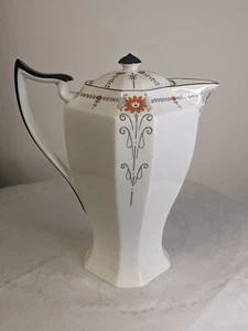 Shelley China - Daisy (11497) Queen Anne - Coffee / Hot Water Pot, c. 1925-1940 - Picture 1 of 19