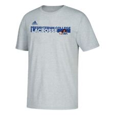 Presbyterian Blue Hose NCAA Adidas Sideline Grind "Lacrosse" Men's Grey T-Shirt