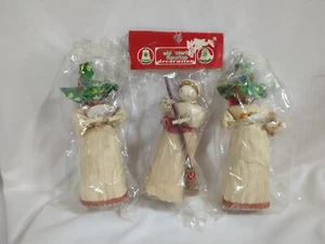 Vintage alte Welt Figur Ornament Dame Figur Taiwan Kunsthandwerk - Bild 1 von 8