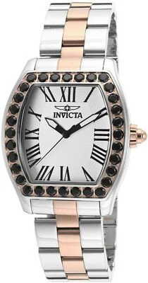 Invicta 14532 Angelo Edizione Limitata Nero Spinello Lunetta Rosa Argento Donna - Immagine 1 di 3