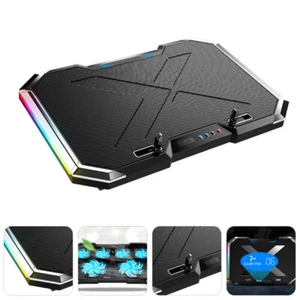 RGB Luminous Kühlbasis Kühler Laptop Laptop-Kühler Mit LED-Lüfter - Bild 1 von 12