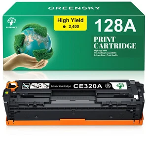 1P 128A CE320A Toner Cartridge Black for HP LaserJet CM1415fnw CP1525nw CP1525n - Picture 1 of 7