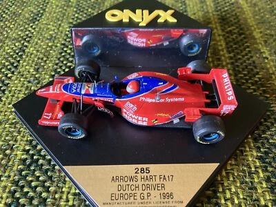Onyx 285 Arrows Hart FA17 Dutch Driver Europe G.P. 1996 1:43 Diecast Race Car - Image 1 of 4
