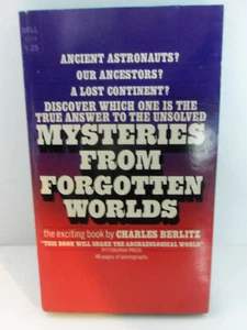 Vintage Mysteries From Forgotten Worlds Charles Berlitz 1973 Dell Paperback Book - Picture 1 of 2