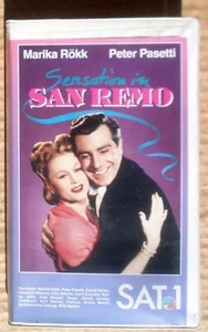 German Language VHS Sensation in San Remo (Musical comedy 1951) - Picture 1 of 3