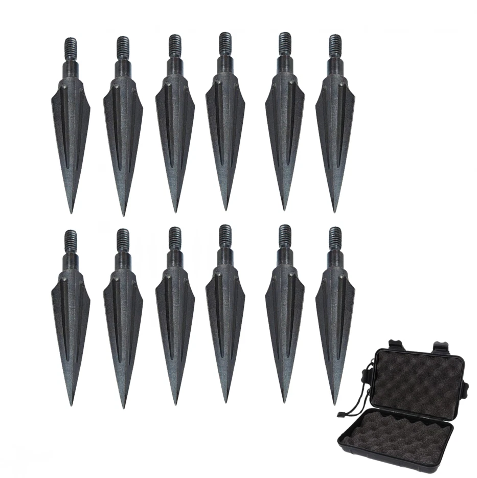 12pcs Mars Broadheads 100grain Archery Arrowheads Hunting Sharp Razor Blades