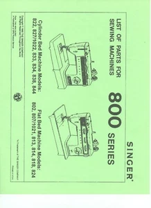 Singer Sewing Machines 807 827 1021 1022 Illustrated Parts Manual CD, PDF Format - Picture 1 of 1