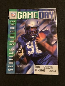 1997 NFL Game Day Football Program Seattle Seahawks VS New Orleans Saints NOV 16 - Picture 1 of 5