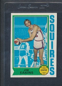 1974/75 Topps #258 Jim Eakins Squires NM/MT *1395