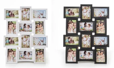 Moldura para fotos grande colagem abertura múltipla comporta 12 fotos galeria - Imagem 1 de 3