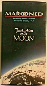 Marooned + First Men in the Moon - Boxed Set 1996 VHS - 1960s Moon Movies - Picture 1 of 6