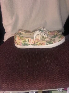 Keds Rifle Paper Co. Floral Print Shoes Size 7 - Picture 1 of 4