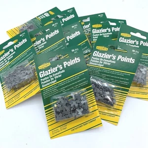 Fletcher PUSH POINTS Tabs for Picture Frame Framing Window Glazing Glazier 08711 - Picture 1 of 13