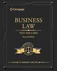 Business Law: Text and Cases, 16th - Hardcover, by Kenneth W. Clarkson; - Good
