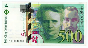 France ... P-160a ... 500 Francs ... 1994 ... Choice *XF*🤩 1st Year (1994) - Picture 1 of 2