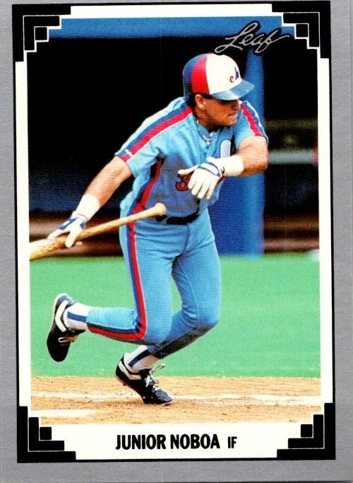 1991 Leaf Baseball 255 Junior Noboa - Image 1 of 1