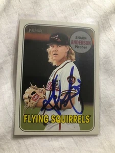 San Francisco Giants SHAUN ANDERSON Signed Heritage Card - Picture 1 of 1