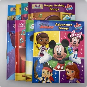 Lot of 8 Disney Junior Sing With Me Books Minnie Mickey Mouse Clubhouse HC - Imagen 1 de 20