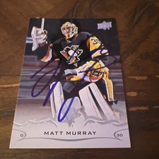Matt Murray Signed Card